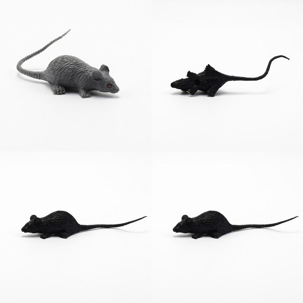 Terrifying Mini Mouse Model For Halloween Tricks Plastic Material 9cm Size