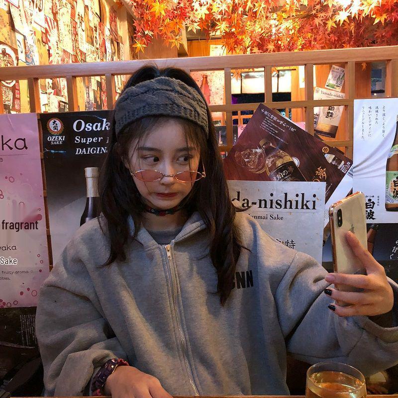 Женский кардиган на молнии с капюшоном из флиса с принтом букв в корейском стиле, осень/зима 2022