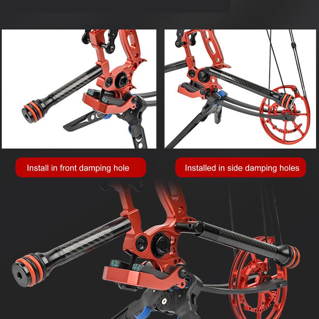 Carbon Fiber Stabilizer Balance Rod Compound Bows Stabilizer Rod Damping Rod Shock Absorption Shootings Accessories