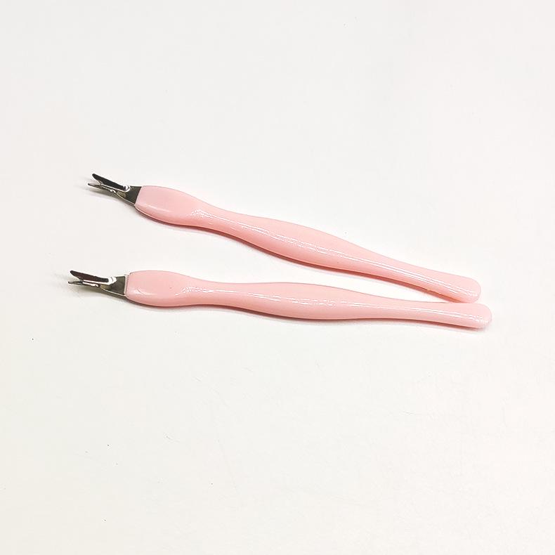 Red Sharp Вилка для удаления омертвевшей кожи для маникюрных инструментов