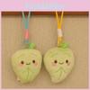 Leaf Shaped Miniature Plush Doll Keychain Pendant School Bag Accessories Decor