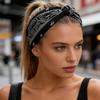 Богемные женские повязки на голову, Эластичные, с широким краем, Дышащие, Впитывающие пот, Повязки для волос