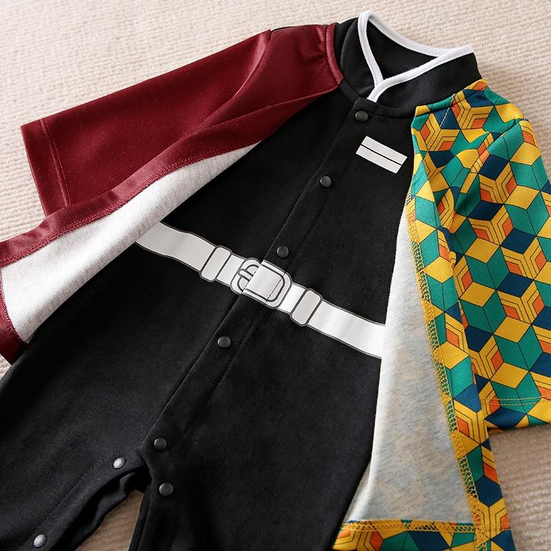 Костюм для косплея «Убийца демонов», детская одежда, детский комбинезон с героями мультфильмов и аниме, рождественские коврики для мальчиков и девочек на Хэллоуин, детский косплей, одежда для младенцев, детский комбинезон, комбинезон