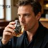 Ручная работа Боросиликатное Стекло Кружки Пиратская Тема Безножка Бокал для Вина, Объем 425 мл, Дизайн в Морском Стиле Подарки на Тему Жизни Бокал, Прибрежная Посуда для Бара