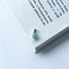 Серебряная подвеска с изумрудом 0.448ct (2140399)