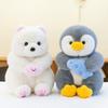 Мягкая милая рыба пингвин детская плюшевая игрушка сувенир из аквариума дети белый медведь подушка-игрушка кукла автомат