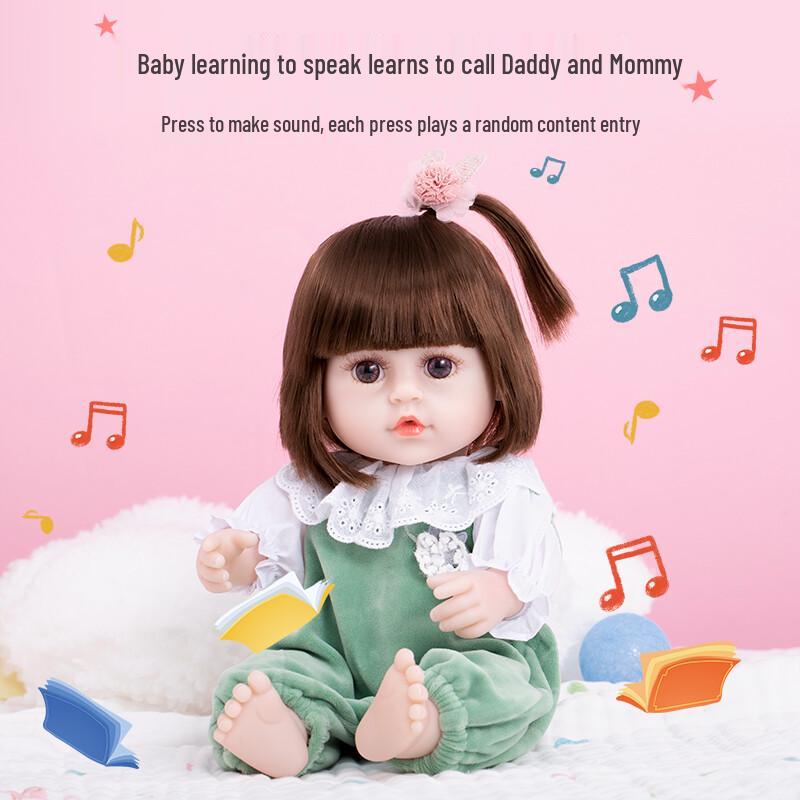 Говорящая силиконовая кукла-реборн Принцесса Анна