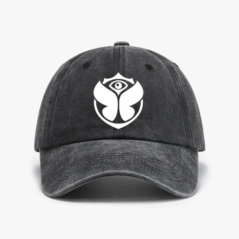 Tomorrowland Belgium Casual Baseball Cap Vintage Washed Distressed Denim caps Unisex Breathable sun hat Summer Snapback hats