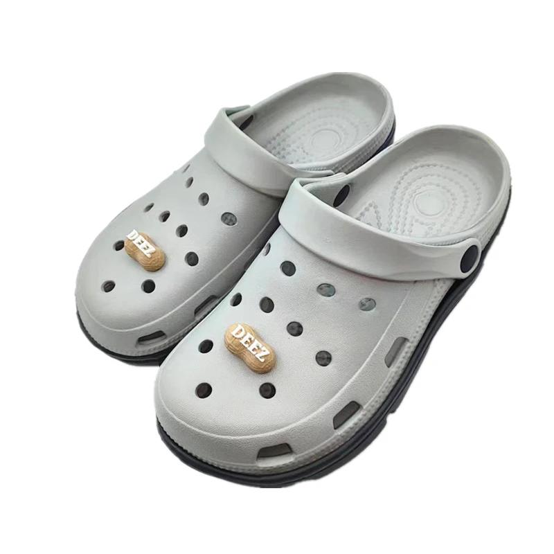 1 пара Двойные Забавные Deez Nuts Заметный Шарм для Обуви Для Crocs Заметные Аксессуары-Шармы для Обуви Рождественский Подарок Для Друзей