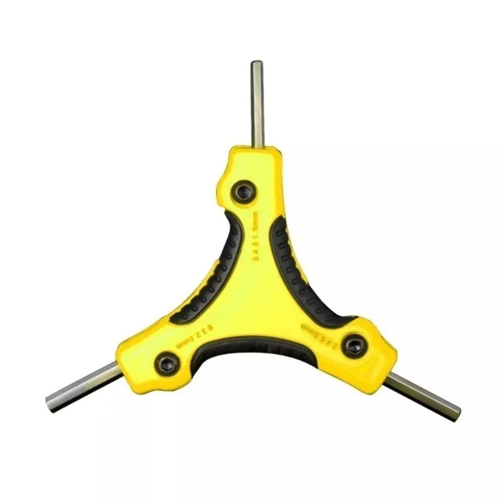 9 In 1 Combination Allen Wrench 1.5/2/2.5/3/4/4.5/5/5.5/6mm Trigeminal Key Set Hand Repair Tools