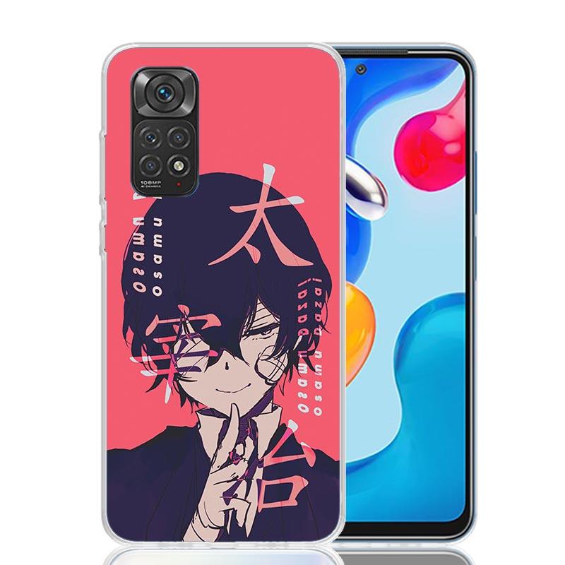 Чехол для телефона Bungo Stray Dogs Дазай для Xiaomi Redmi Note 15 14 13 12S 12 Pro Plus 11S 11E 11 11T 10S 10 Арт Мягкий Чехол с Рисунком Re