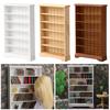Dollhouse Mini Bookcase Shelf 45303 Scale White Modern Living Room Furniture for Dolls