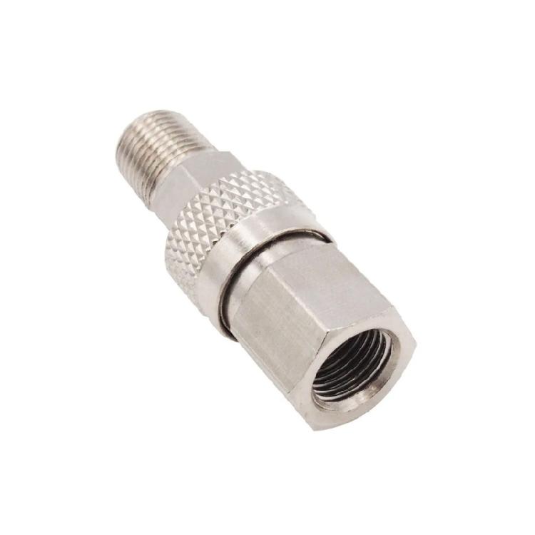 1/8 NPT Высокое Давление Нержавеющая Сталь Быстроразъемное Соединение Быстросъемная Розетка Адаптер для Заправки/Зарядки Наружная Резьба