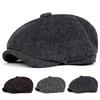 Unisex Rhombus Grid Newsboy Hat Classic Artist Beret Caps Spring Autumn Outdoor Leisure Hats Travel Accessories for Women Men