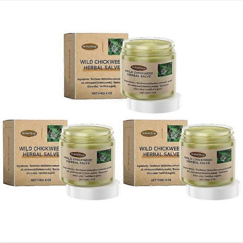 1/2/3PCS Chickweed Herbal Salve Skin Redness Relief Anti-itch Cream All Purpose Soothing Skin Balm Skin Care Products