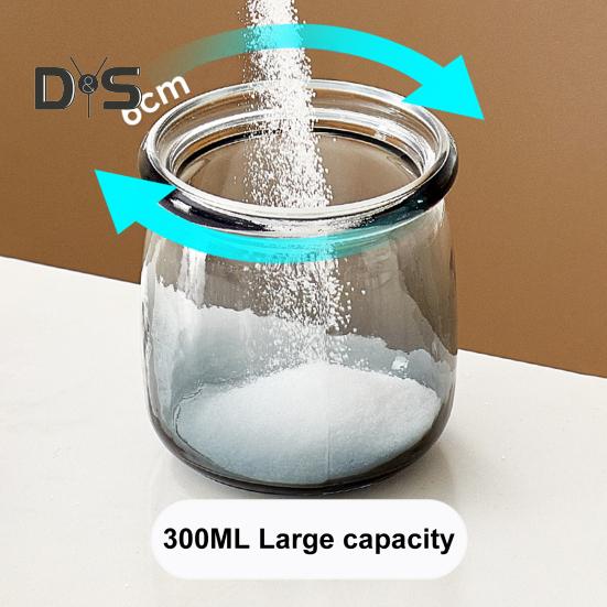 Герметичные стеклянные банки для специй с выдвижной ложкой, герметичные и влагонепроницаемые контейнеры для хранения трав, соли, перца, компактные кухонные органайзеры для