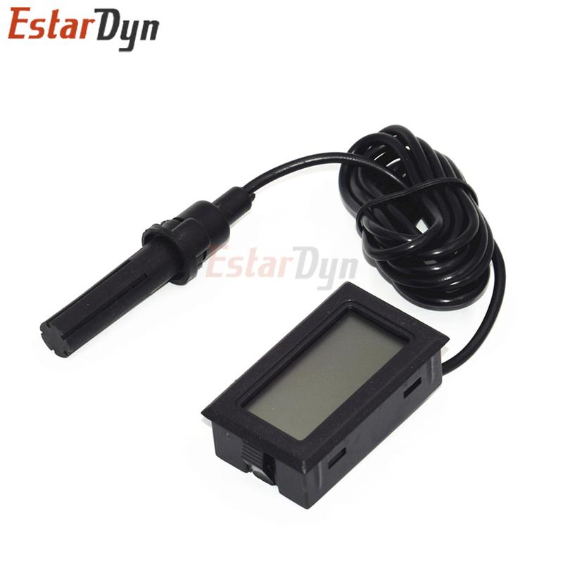 Digital LCD Thermometer Hygrometer Indoor Temperature Humidity Monitor with ±1%RH Accuracy, Battery Included for Home Greenhouse