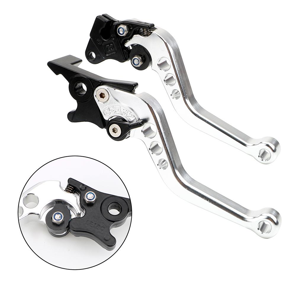 Moto Accessories Universal Fit for Motorbike Modification 1 Pair Alloy Motorcycle Brake Handle CNC Motorcycle Clutch Drum Brake Lever Handle