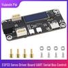 ESP32 Servo Driver Board with UART, WiFi/Bluetooth 5.0 Control for 6-12V Systems.