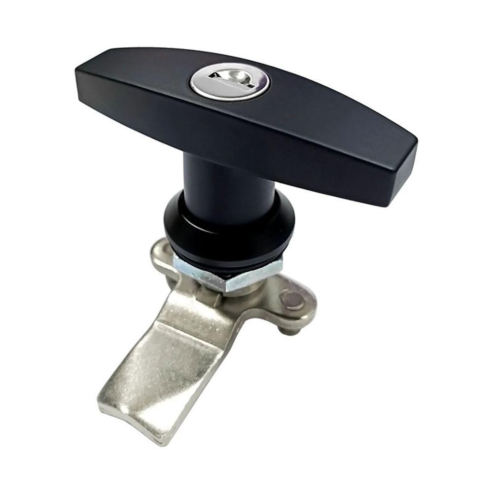 Ручка-замок из цинкового сплава для фиксации, замок для дверцы шкафа, новый Т-образный замок, гаражная дверь
