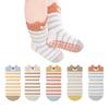 HOOMCOOM Baby Soft Ages 1 To Set of 5 Socks, Non-Slip, Cotton, Spring, Summer, Autumn, Winter, 3,