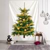 Christmas Tree Hanging Fabric Decoration Small Fresh Christmas Background Wall Blanket Wall Cloth Simple Tapestry Large Size