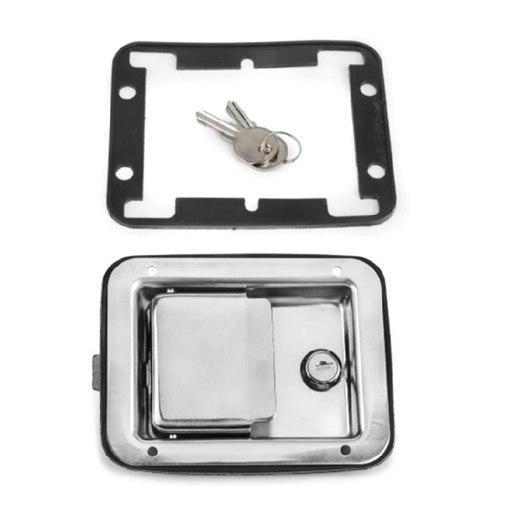 Замок для ящика с инструментами Нержавеющая сталь Дверные Защелки для прицепа Ручка Сварные швы Винтовые Пластины Ключ