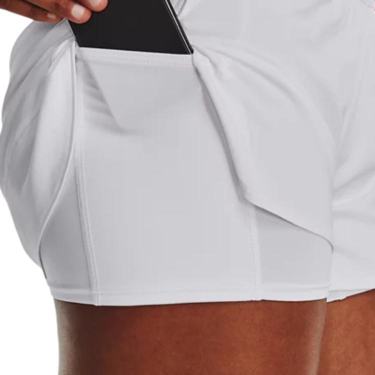 Under Armour Casual Shorts Women's White Moderate Unisex 1376936-100