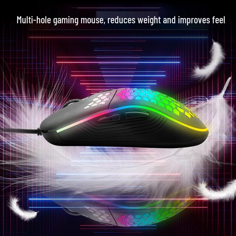 RGB Беспроводная Игровая и Офисная Мышь, 7200 DPI, Проводная/Беспроводная для Киберспорта