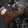 Men's Ankle Boots Handmade Plush Shoes Casual Shoes Autumn and Winter Plus Size 39-48