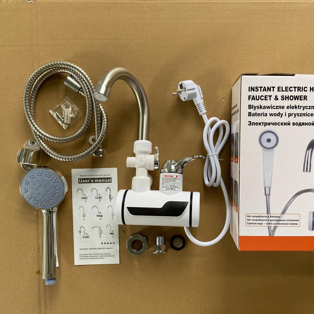 3000 Вт Мгновенный Электрический Водонагреватель Три Секунды Быстрого Нагрева Электрический Кран Бытовой Ванная Душ