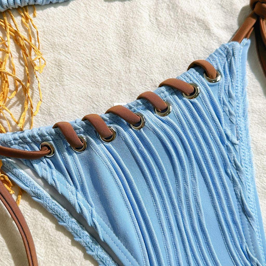 2025 Европейский и американский милый раздельный купальник