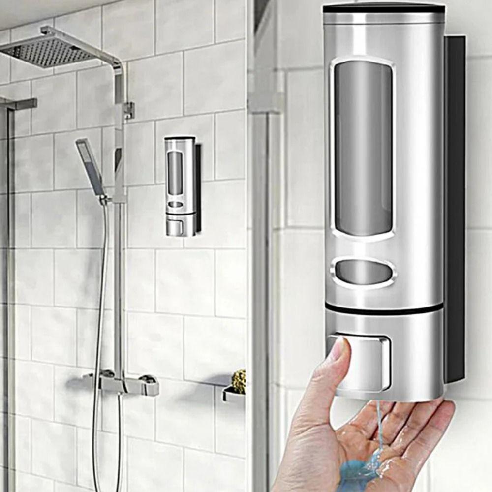 Large Capacity Soap Liquid Dispenser Wall Mounted Shampoo Dispenser Bottle Shower Gel Box Hotel