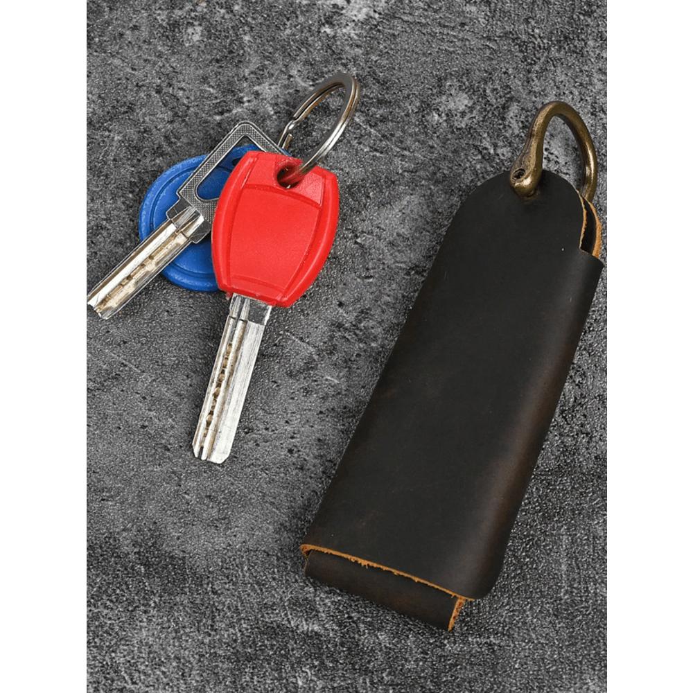 Portable Key Storage Bag Key Protection Case Creative Top Layer Cowhide Key Bag For Women Money Wallet Mini Wallet Purse Wallet