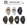 Skmei 2712 Chronograph Military Retro Men's Clock Montre Homme New Fashion Sports Digital Electronic Watch Solar Waterproof