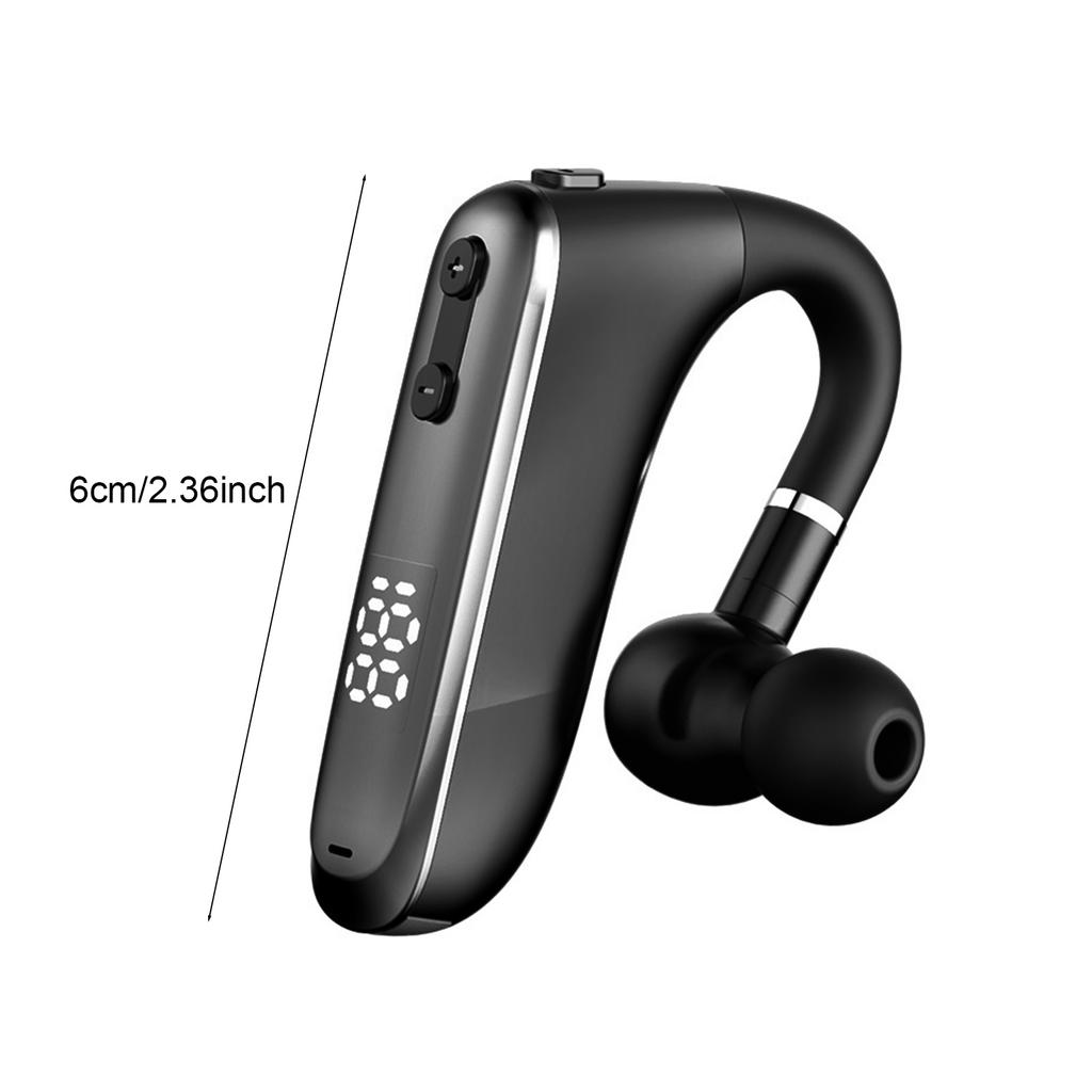 Беспроводная гарнитура V5.2 Hands-Free Наушники CVC6.0 с шумоподавлением Наушник 50 часов воспроизведения Одно ухо