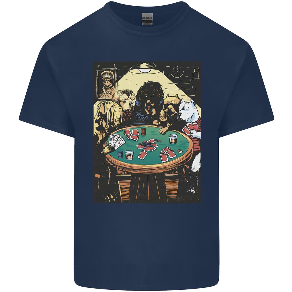 Dogs Playing Poker Unisexs Light Cotton TShirt