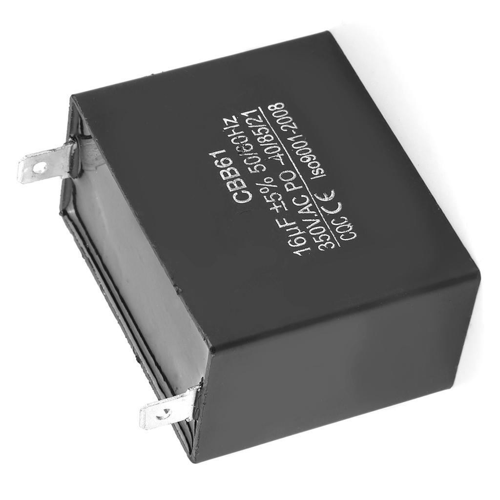 Engine running start capacitor CBB61 generator 16uf 50 or 60Hz with   resistance for brushless gas and   generators