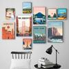 Марокко Пейзаж Постер Париж Нью-Йорк Сити Путешествия Холст Живопись Современное Настенное Искусство Модульная Печать Картины Проход Домашнее Украшение