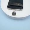 Lovely Black Ghost Pendant Phone Dust Plug for iPhone for Samsung Type-C Charging Port Accessories Decoration Hanging Bracelet2