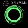 Светящаяся в темноте лента Самоклеящаяся флуоресцентная лента Светящаяся лента Наклейки на стену Украшения для дома, Лента для украшения на Хэллоуин