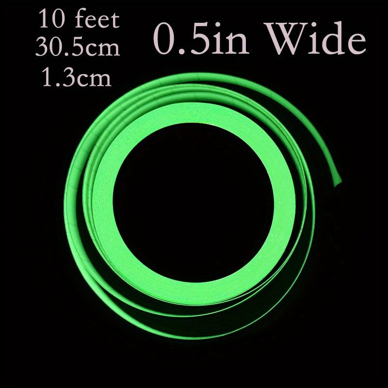 Светящаяся в темноте лента Самоклеящаяся флуоресцентная лента Светящаяся лента Наклейки на стену Украшения для дома, Лента для украшения на Хэллоуин