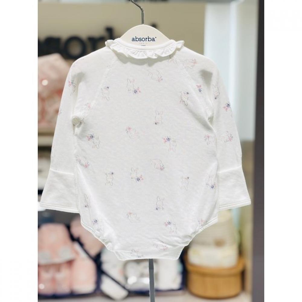 Absorba Girl Ribbon Cotton Modal Newborn Suit A2d10108