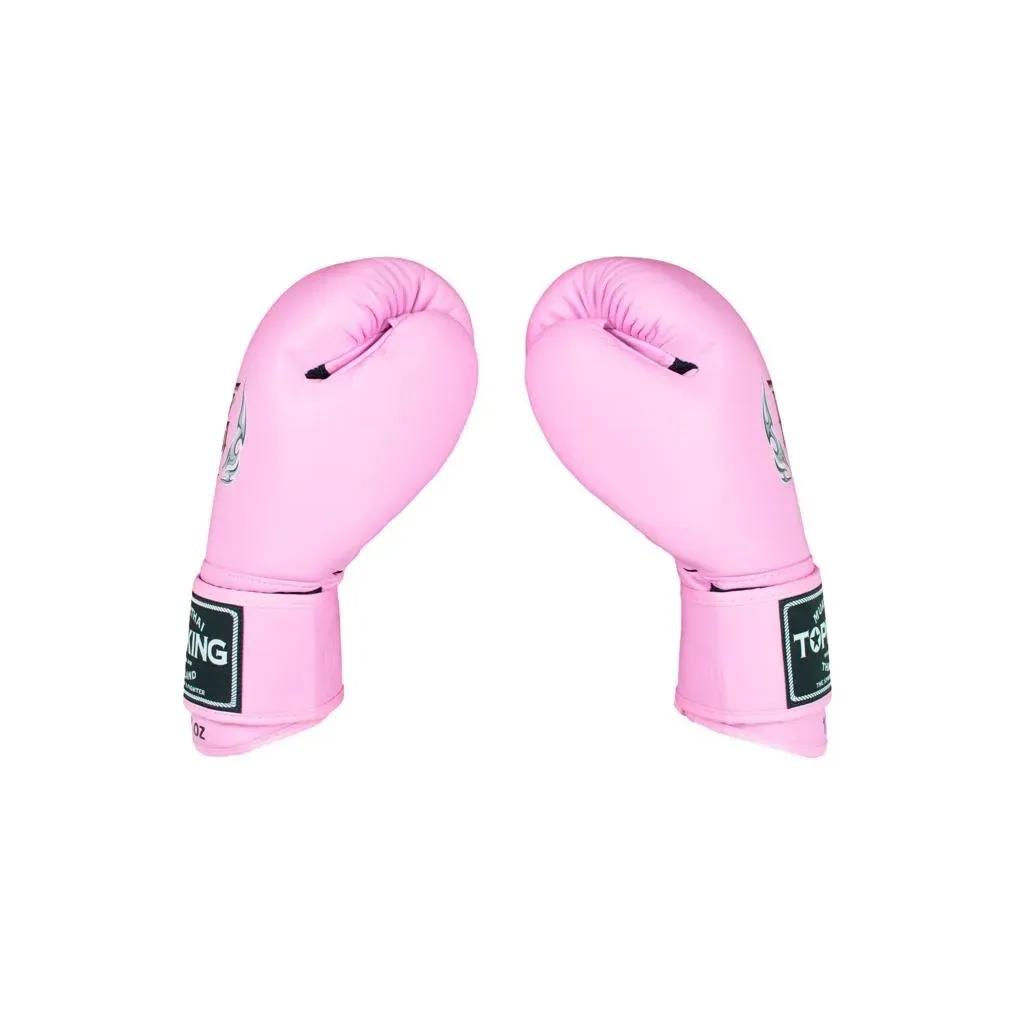 Top King Ultimate Air Muay Thai Boxing Gloves Pink 12OZ