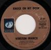 7-дюймовая пластинка WINSTON FRANCIS Knock On My Door AN202PROMO Anthem 1973 US Reggae Ska Dub Б/у