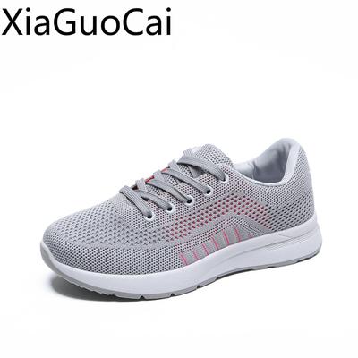 Весенние и осенние повседневные туфли для женщин, легкие нескользящие женские кроссовки, повседневные туфли на плоской подошве с сетчатой поверхностью Baitie
