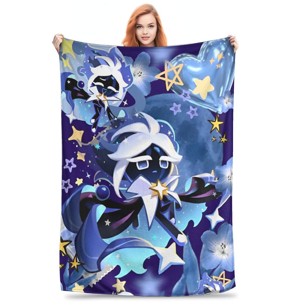 Теневой Молочный Печенька Run Kingdom Одеяла Фланелевое Украшение Милое Дышащее Супермягкое Плед для Дома Спальни Покрывало