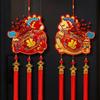 Red Gourd Wall Hanging Decor FU Character Lucky Pendant Chinese New Year Ornament  Holiday Ornament