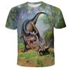 Boys' T-shirt 3D Printed Dinosaur Fashion Trend Monster Print Short Sleeved Summer Top Casual Wear T-Shirts Boys