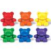 60Pcs Colored Counting Bears Color Sorting Bears Educational Counting and Sorting Toys